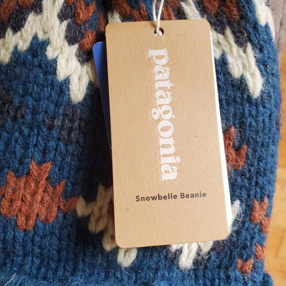 Patagonia snowbelle beanie hat womens green - Picture 7 of 7